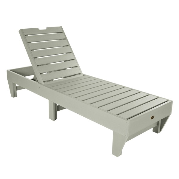 Highwood Usa Commercial Grade Chaise Lounge Outdoor Furniture for Pool, Patio CM-LNGSQ61-EUC - main